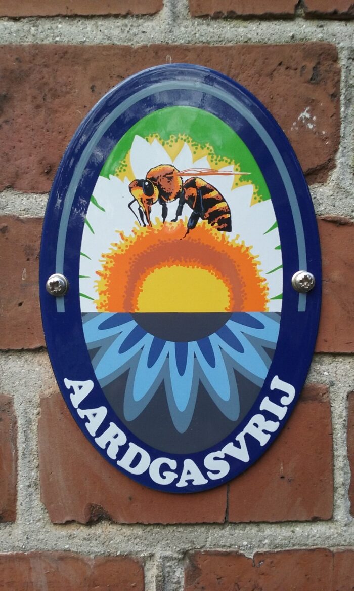 Aardgasvrij-bordje