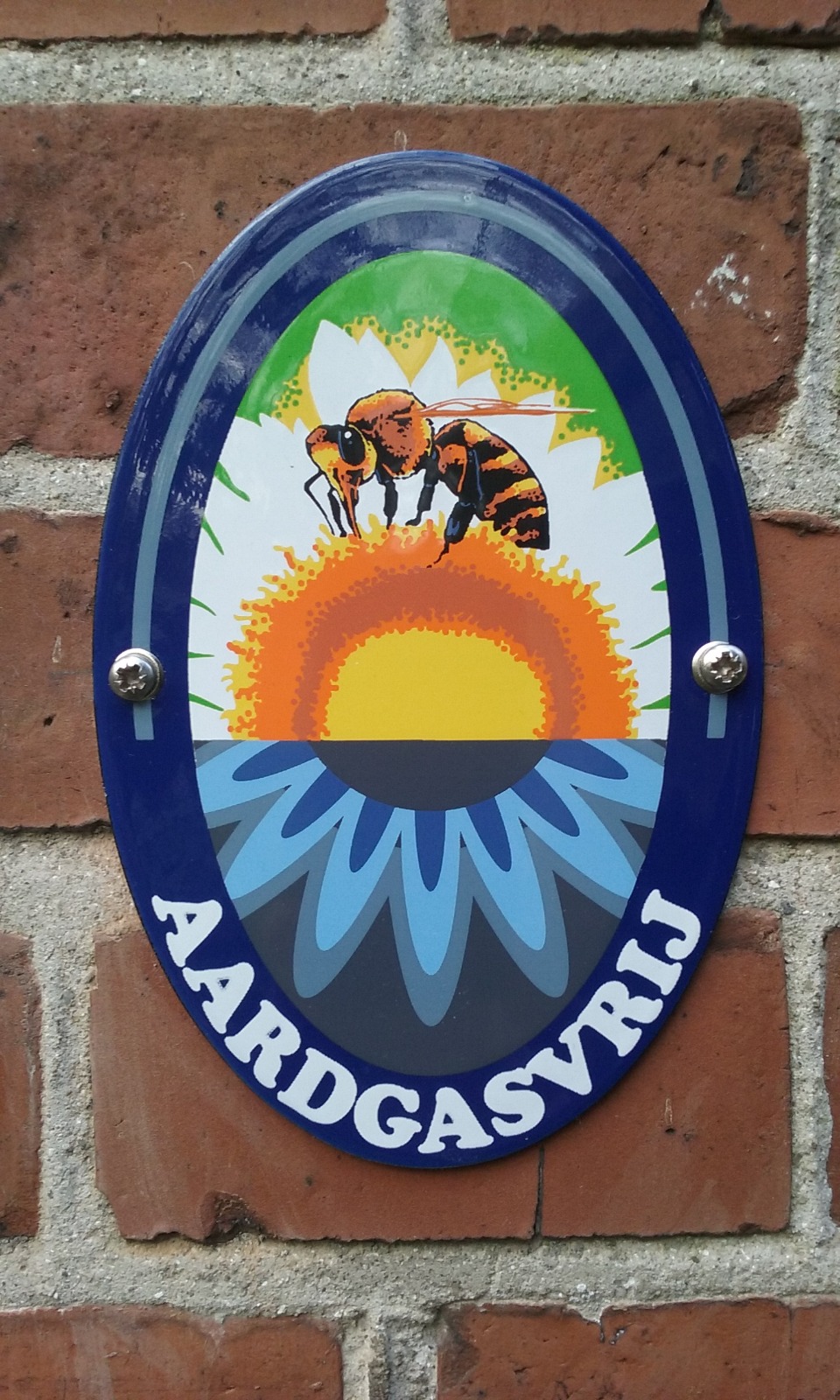 Aardgasvrij-bordje
